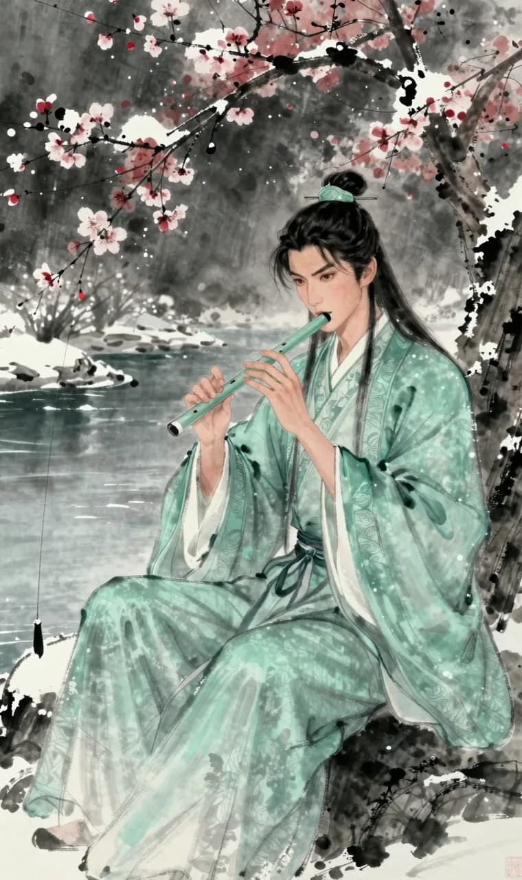 寒江雪 character portrait