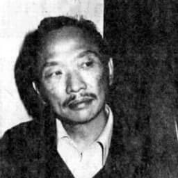 Photo of wuxia author 古龙 (Gu Long)
